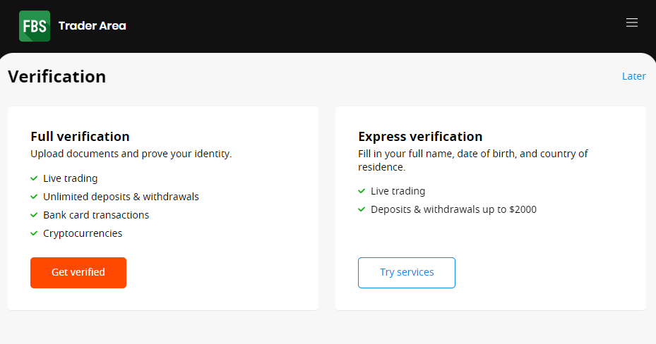 fbs verification