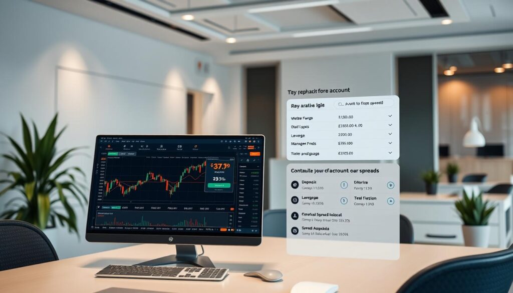 raw spread account features