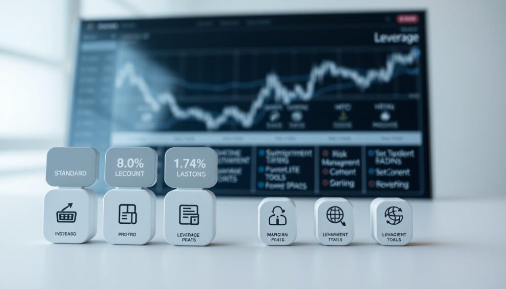 account types and leverage options