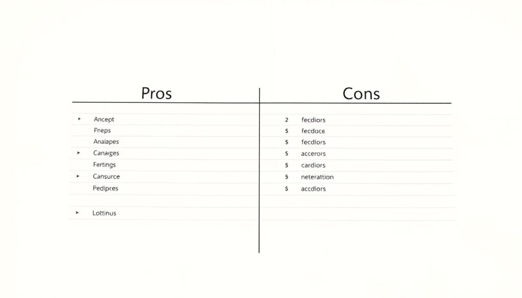 pros and cons analysis pros and cons analysis